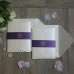Transparent Acrylic Invitation Card with Ivory Pocket Simple Style Invitation 